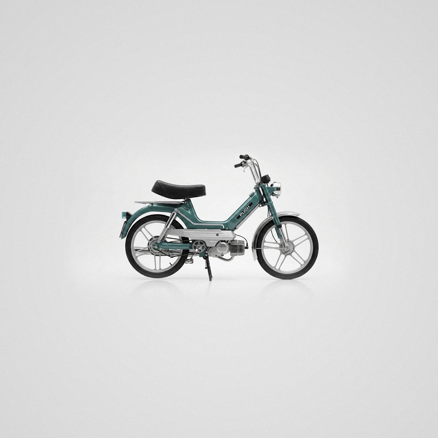Moped Puch Maxi – Sinnbild für eine Low-Budget-Videoproduktion